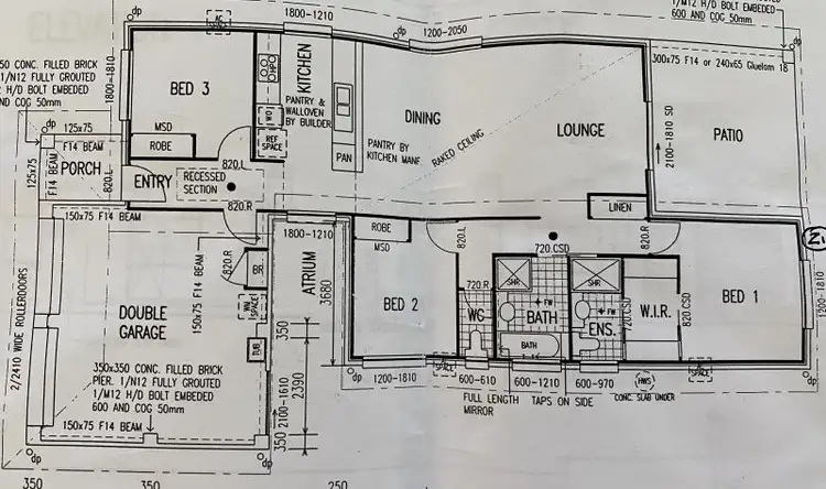 Floorplan of Homely house listing, 2 Concord Crescent, Kirwan QLD 4817