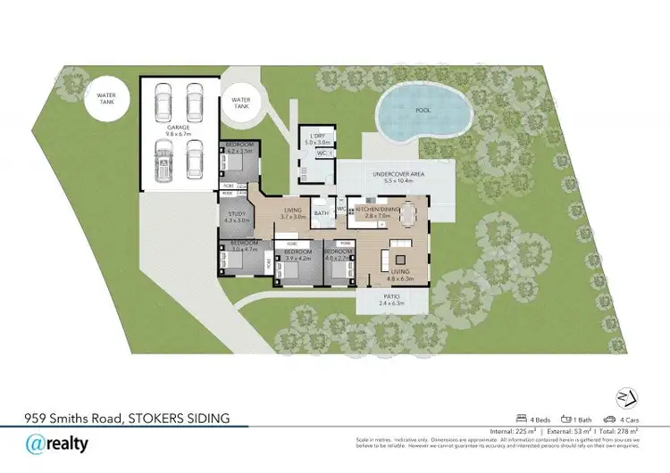 Floorplan of Homely house listing, 959 Smiths Creek Road, Stokers Siding NSW 2484