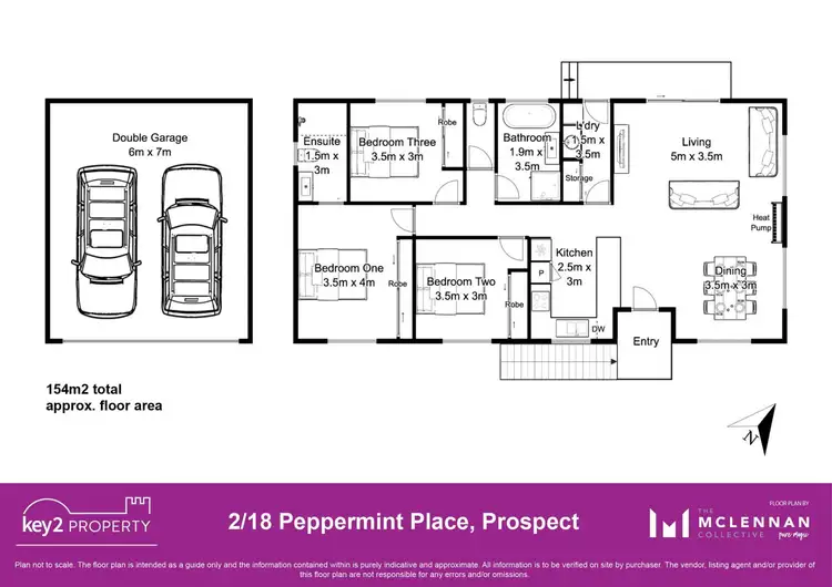Floorplan of Homely house listing, 2/18 Peppermint Place, Prospect TAS 7250