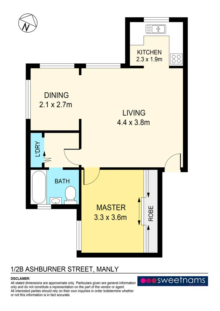 Floorplan of Homely apartment listing, 1/2B Ashburner Street, Manly NSW 2095
