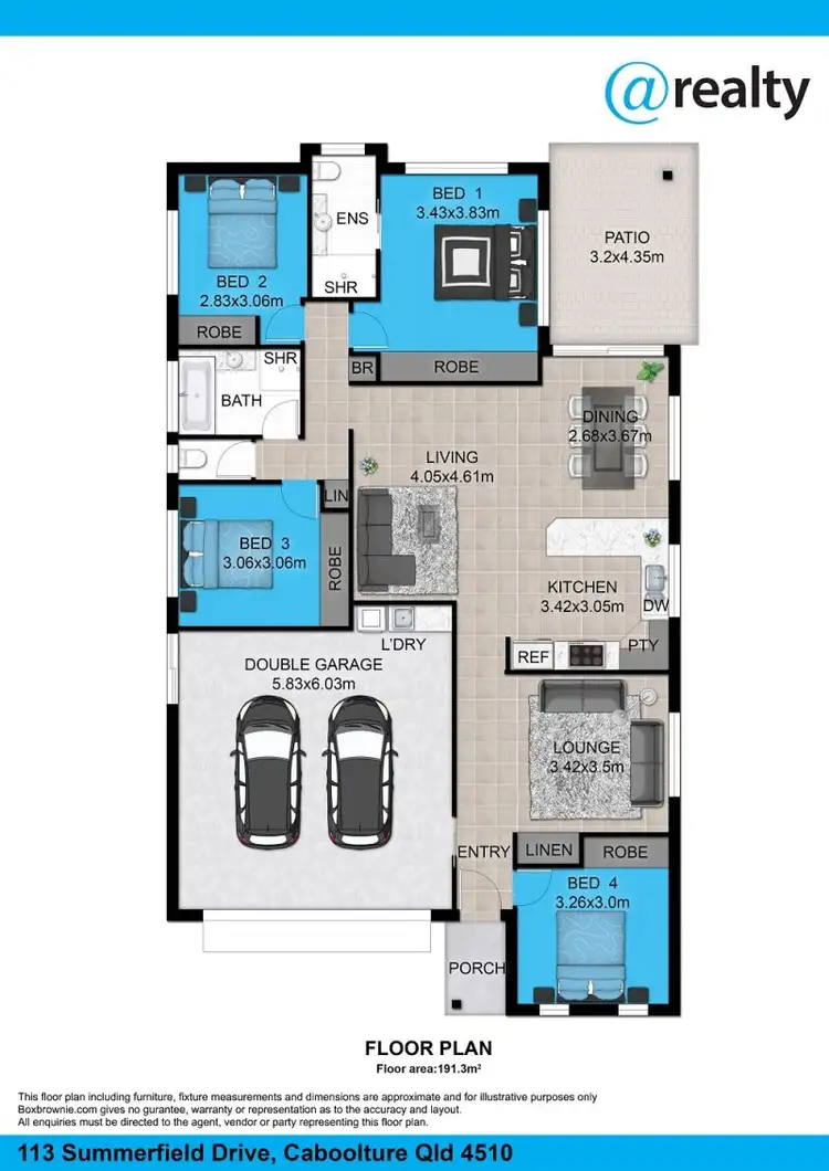 Floorplan of Homely house listing, 113 Summerfields Drive, Caboolture QLD 4510