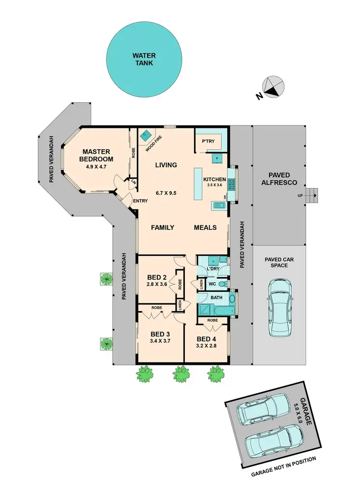 Floorplan of Homely house listing, 375 Reedy Creek Road, Reedy Creek VIC 3658