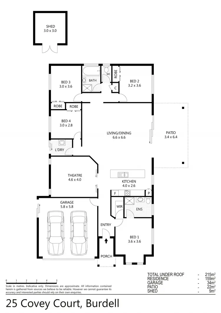 Floorplan of Homely house listing, 25 Covey Court, Burdell QLD 4818