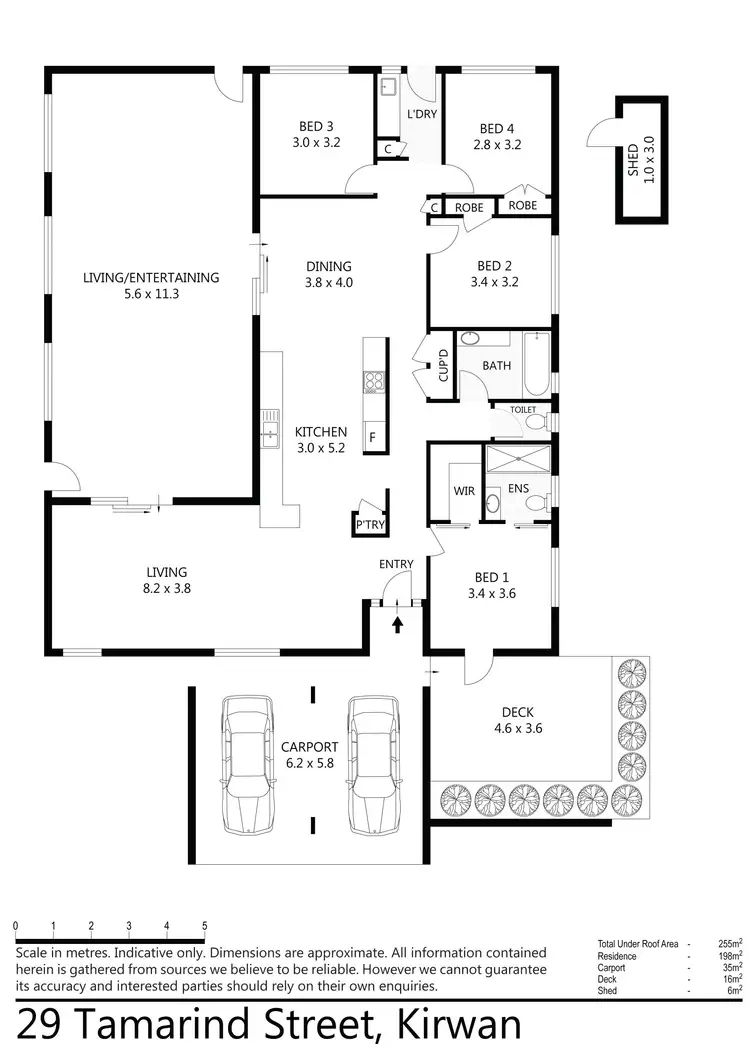 Floorplan of Homely house listing, 29 Tamarind Street, Kirwan QLD 4817