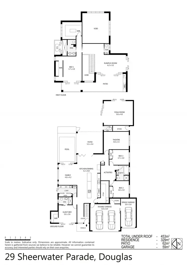 Floorplan of Homely house listing, 29 Sheerwater Parade, Douglas QLD 4814