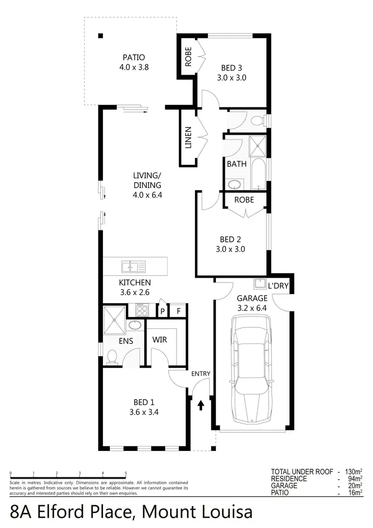 Floorplan of Homely house listing, 8a Elford Place, Mount Louisa QLD 4814
