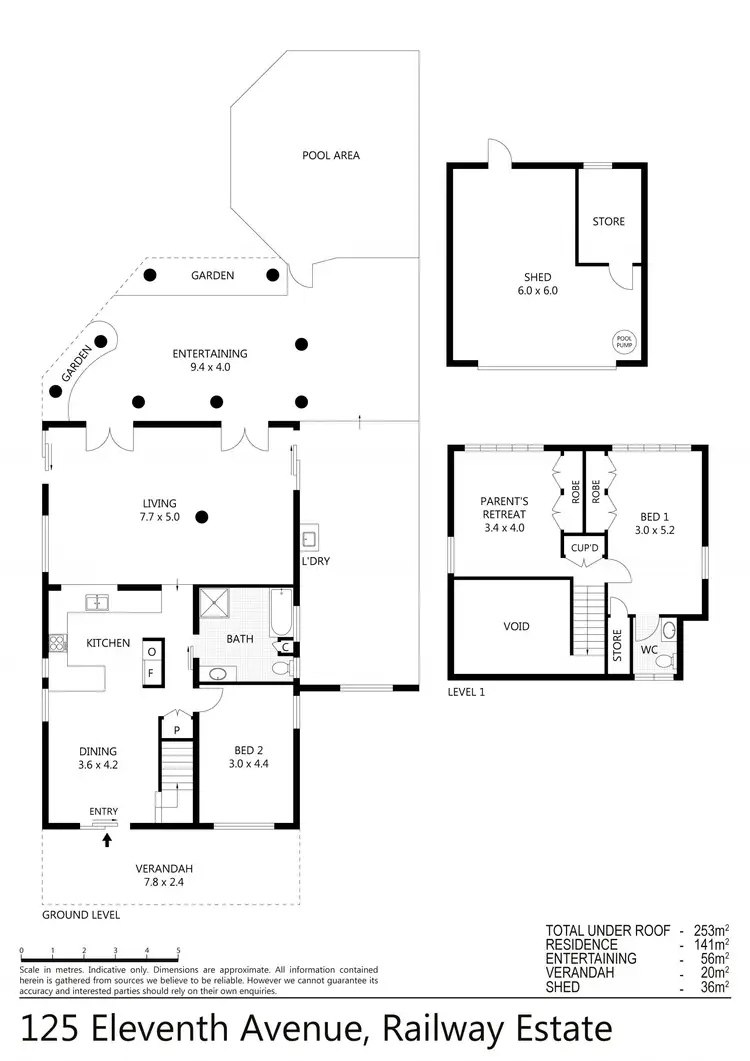 Floorplan of Homely house listing, 125 Eleventh Avenue, Railway Estate QLD 4810