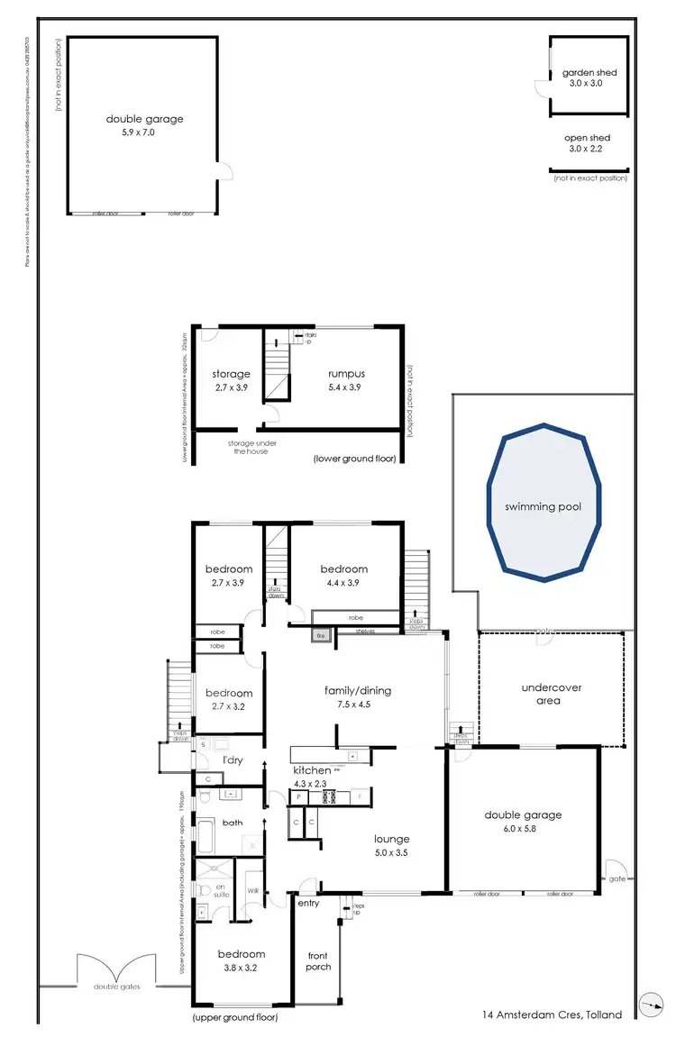 Floorplan of Homely house listing, 14 Amsterdam Crescent, Tolland NSW 2650