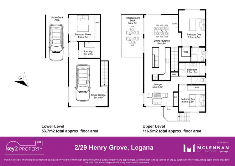 Floorplan of Homely unit listing, 1/29 Henry Grove, Legana TAS 7277