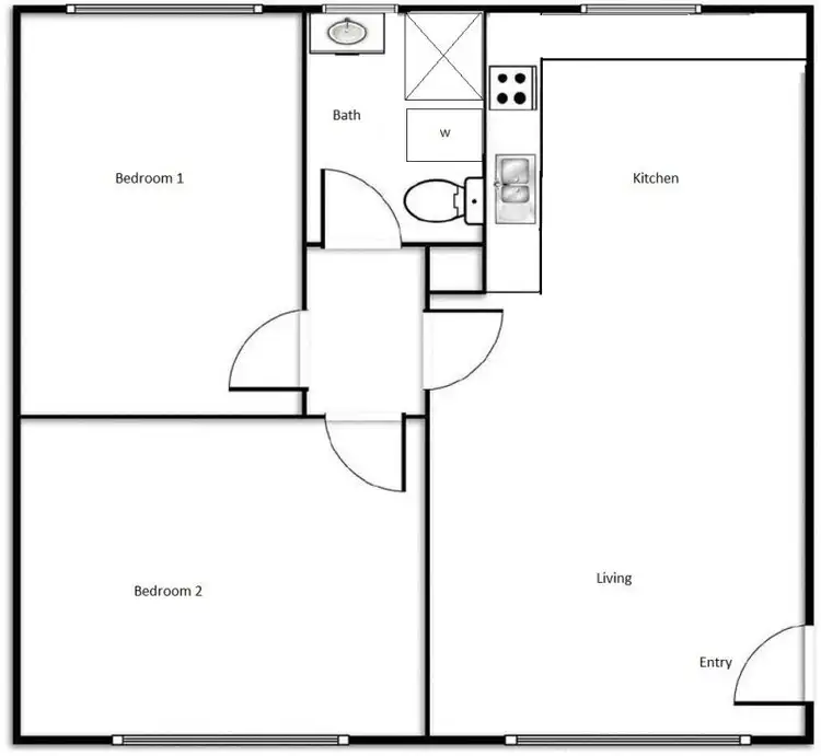 Floorplan of Homely apartment listing, 9/115 Knox Street, Watson ACT 2602