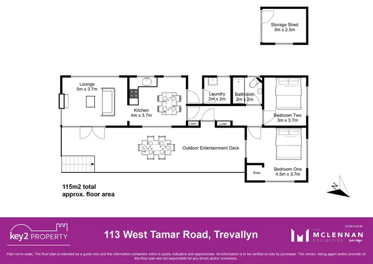 Floorplan of Homely house listing, 113 West Tamar Road, Trevallyn TAS 7250