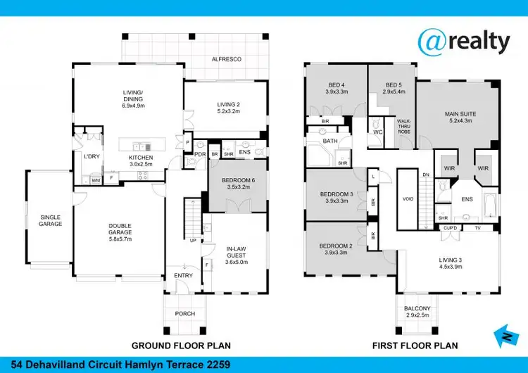 Floorplan of Homely house listing, 54 Dehavilland Circuit, Hamlyn Terrace NSW 2259