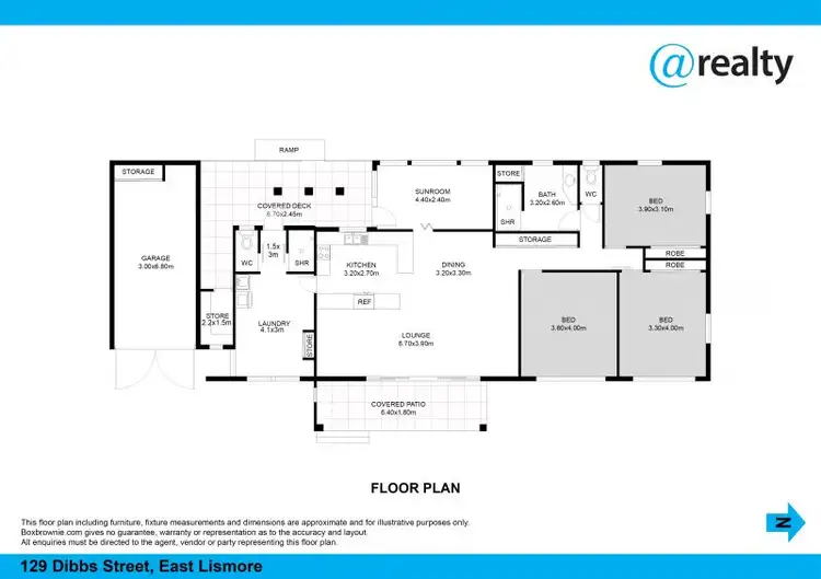 Floorplan of Homely house listing, 129 Dibbs Street, East Lismore NSW 2480