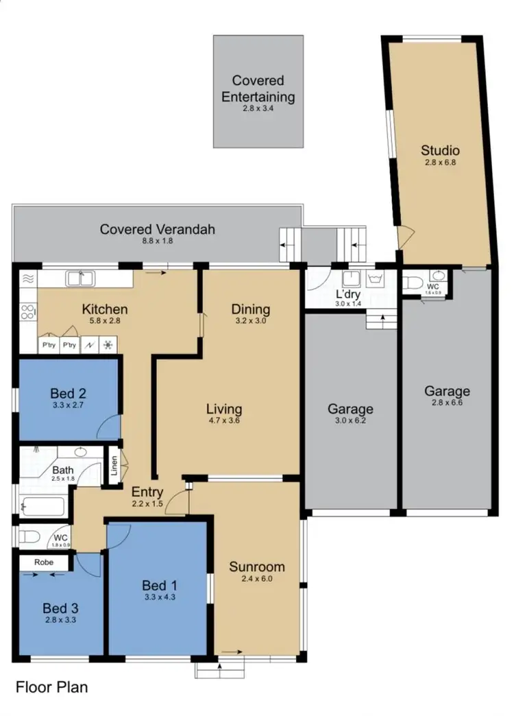 Floorplan of Homely house listing, 39 Huene Avenue, Halekulani NSW 2262