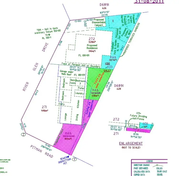 Floorplan of Homely land listing, 2A Riverglen Drive, Windsor Gardens SA 5087