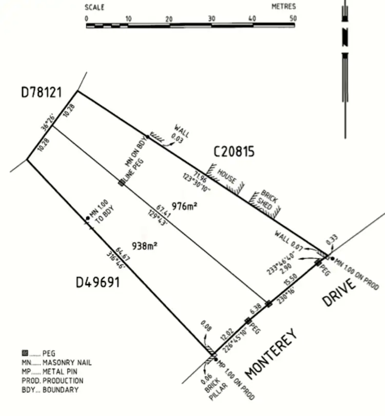 Floorplan of Homely land listing, 1/31 Monterey Drive, Port Lincoln SA 5606
