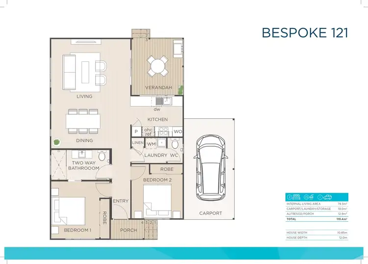 Floorplan of Homely retirement listing, 121/186 Sunrise Avenue, Halekulani NSW 2262