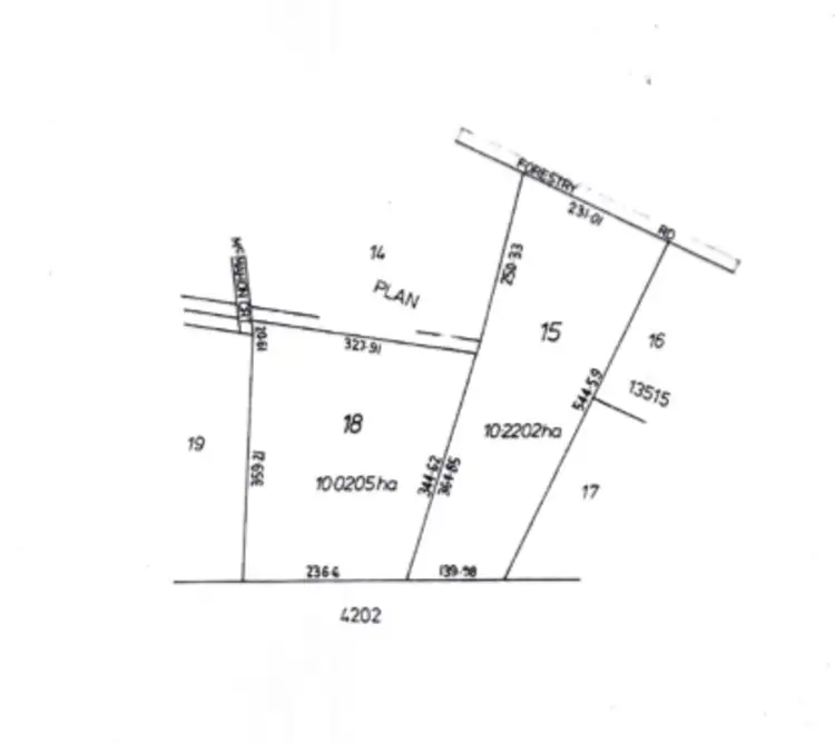 Floorplan of Homely land listing, 614 Forestry Rd, Uduc WA 6220