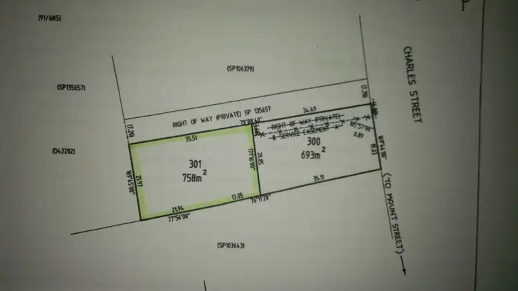 Floorplan of Homely land listing, 54B Charles Street, Orford TAS 7190