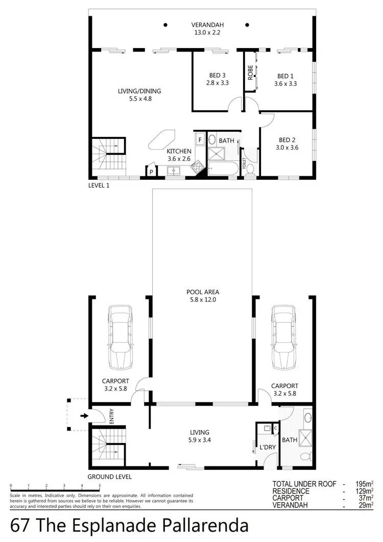 Floorplan of Homely house listing, 67 The Esplanade, Pallarenda QLD 4810