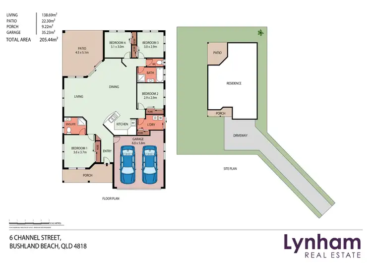 Floorplan of Homely house listing, 6 Channel Street, Bushland Beach QLD 4818