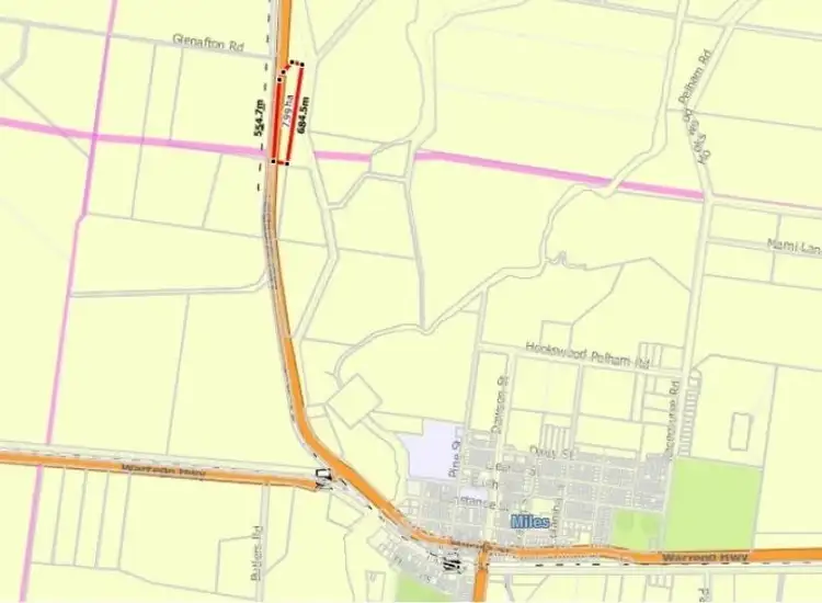 Floorplan of Homely land listing, 38493 Leichhardt Highway, Miles QLD 4415