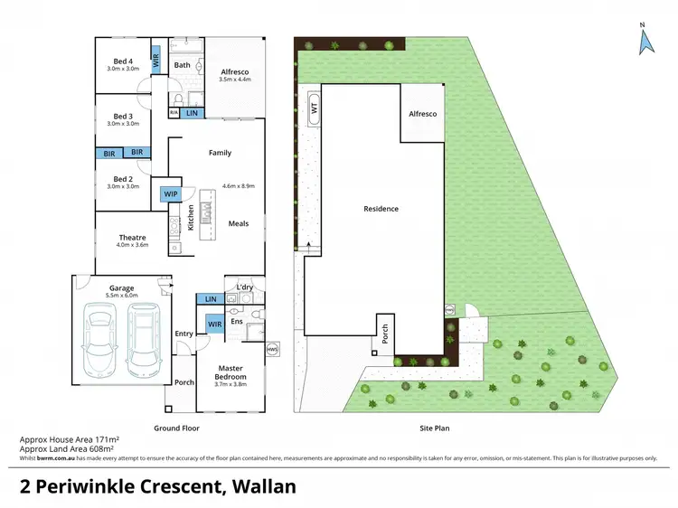 Floorplan of Homely house listing, 2 Periwinkle Crescent, Wallan VIC 3756