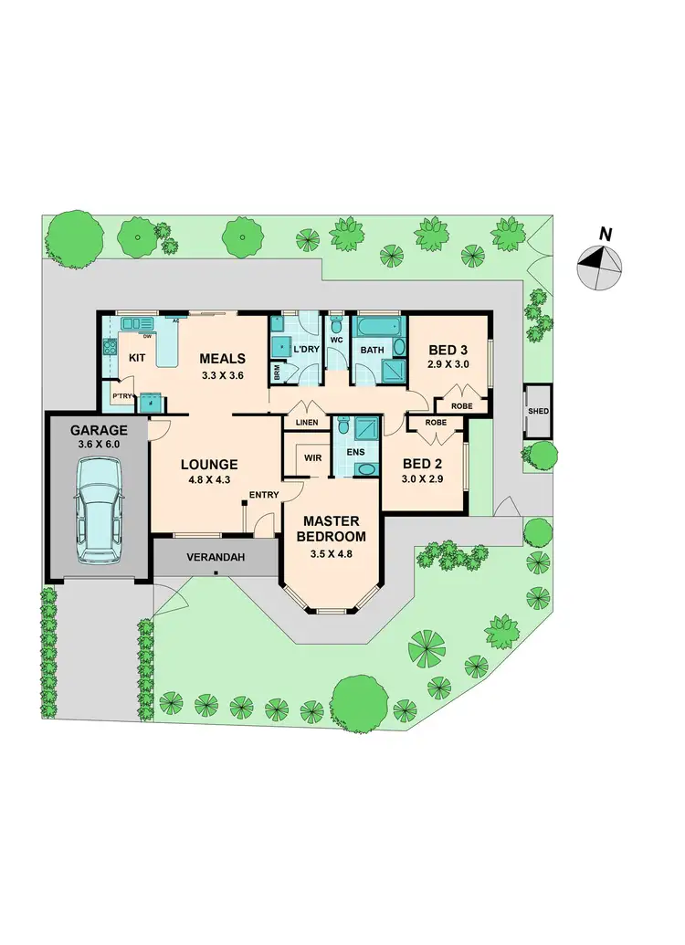 Floorplan of Homely house listing, 26 CHRYSTOBEL WAY, Kilmore VIC 3764