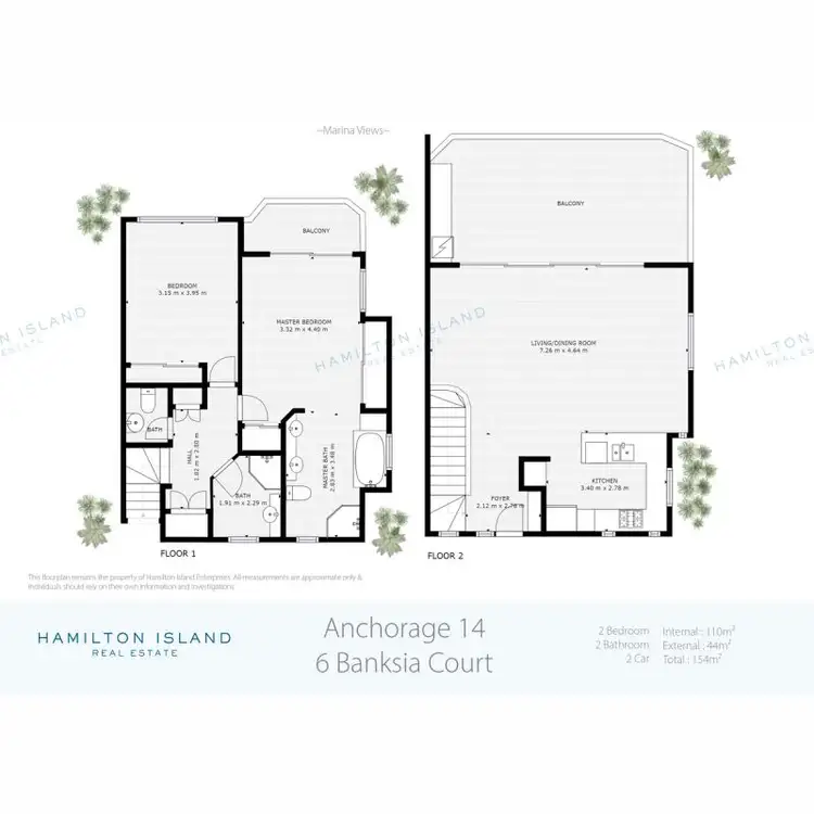 Floorplan of Homely townhouse listing, Anchorage 14/6 Banksia Court, Hamilton Island QLD 4803