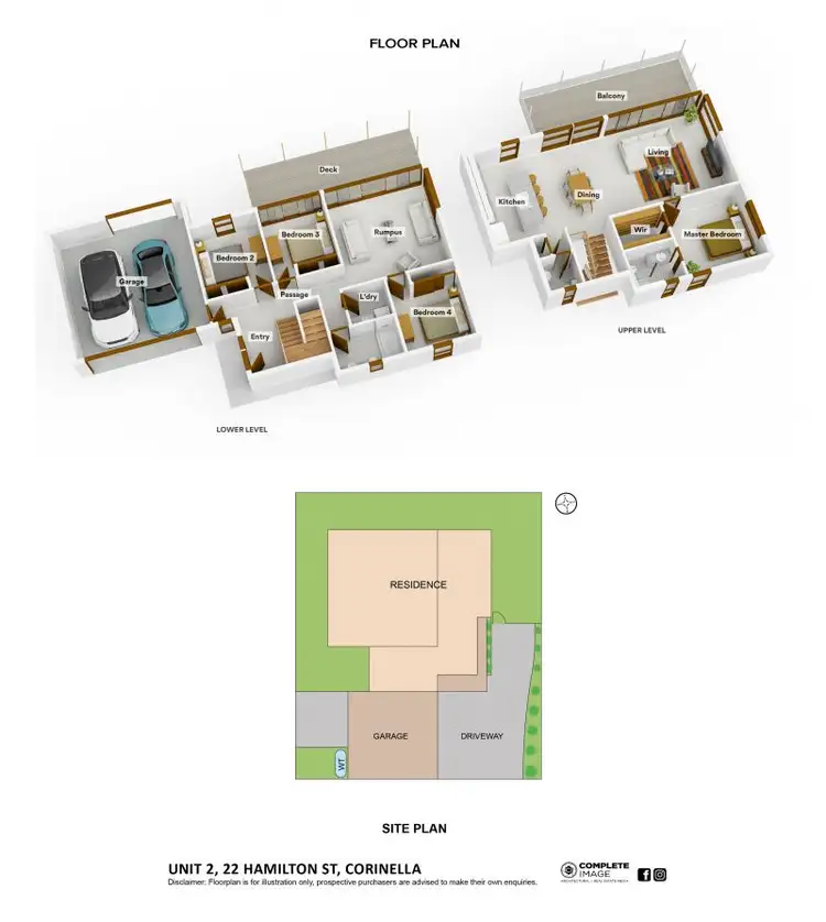 Floorplan of Homely house listing, 2/22 Hamilton Street, Corinella VIC 3984