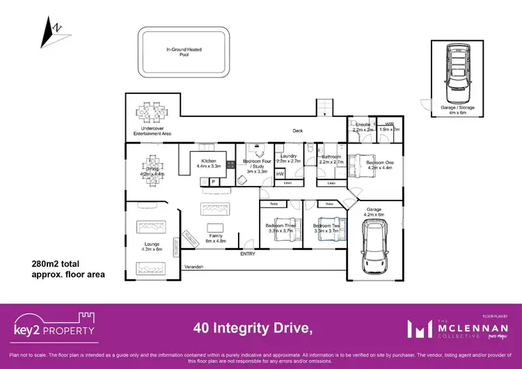 Floorplan of Homely house listing, 40 Integrity Drive, Youngtown TAS 7249