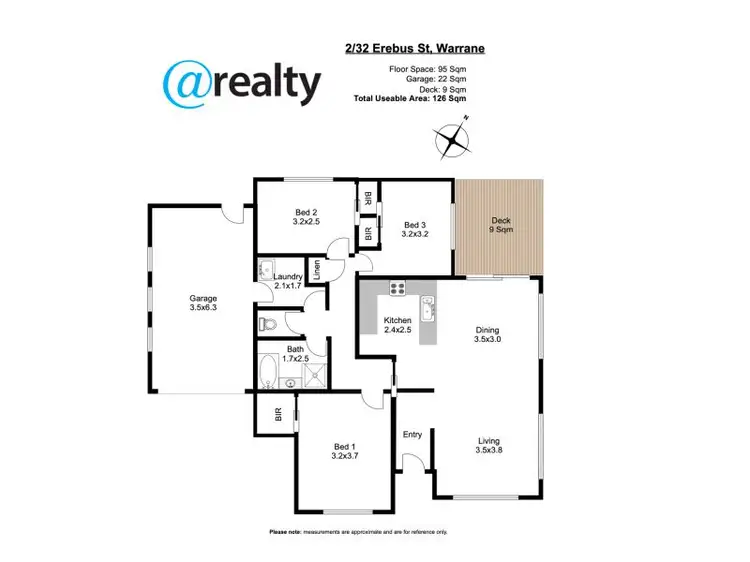 Floorplan of Homely house listing, 2/32 Erebus Street, Warrane TAS 7018