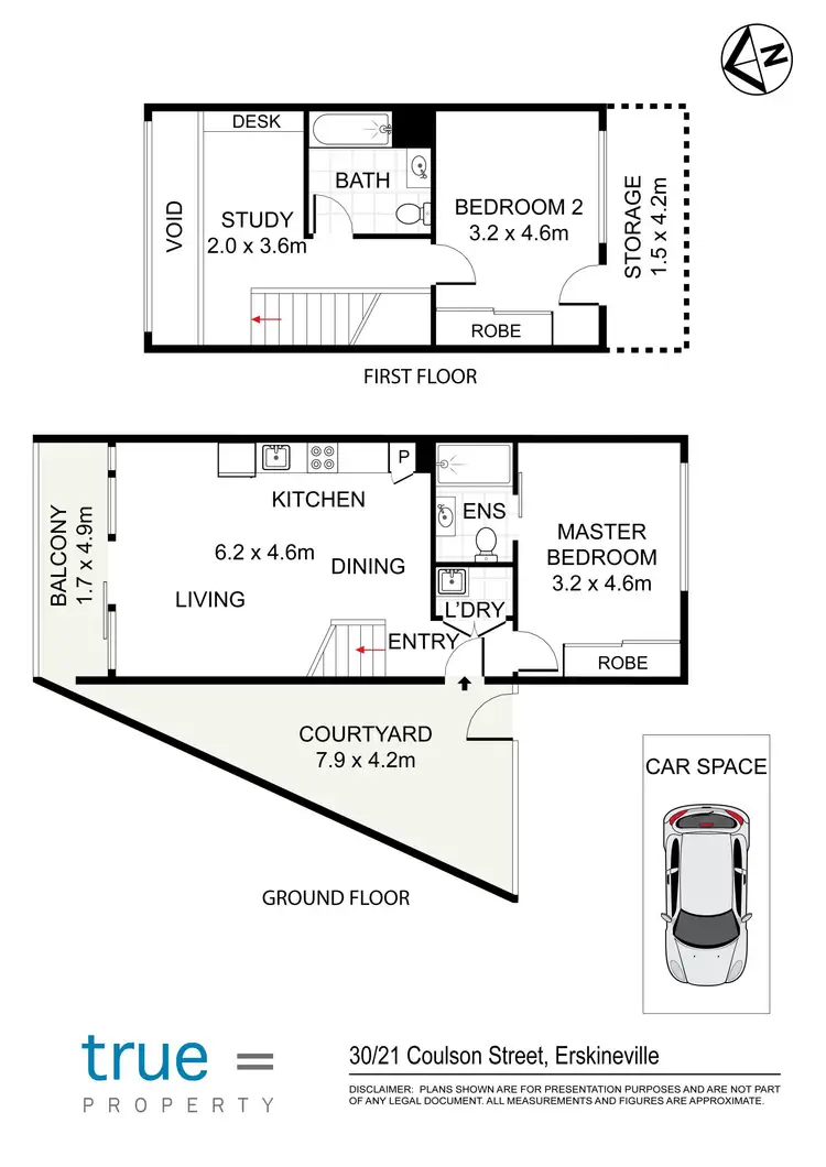 Floorplan of Homely apartment listing, 30/21 Coulson Street, Erskineville NSW 2043