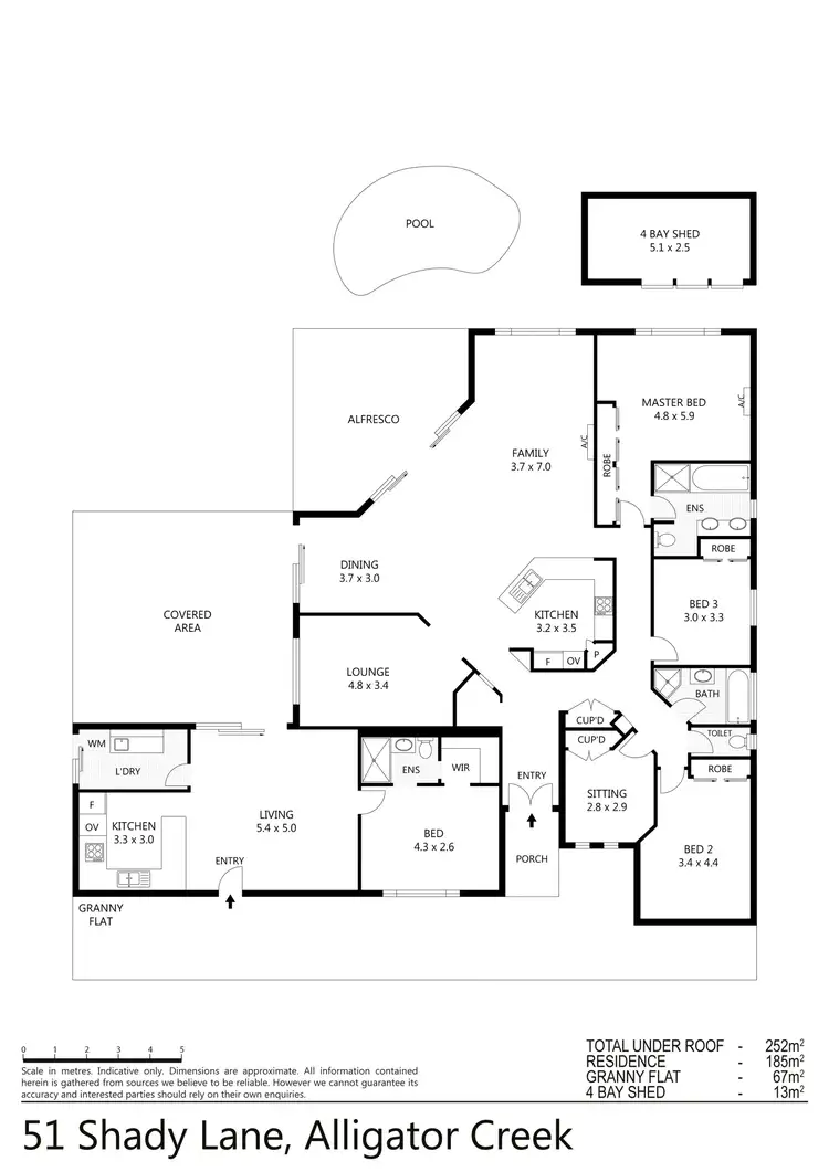 Floorplan of Homely house listing, 51-57 Shady Lane, Alligator Creek QLD 4816