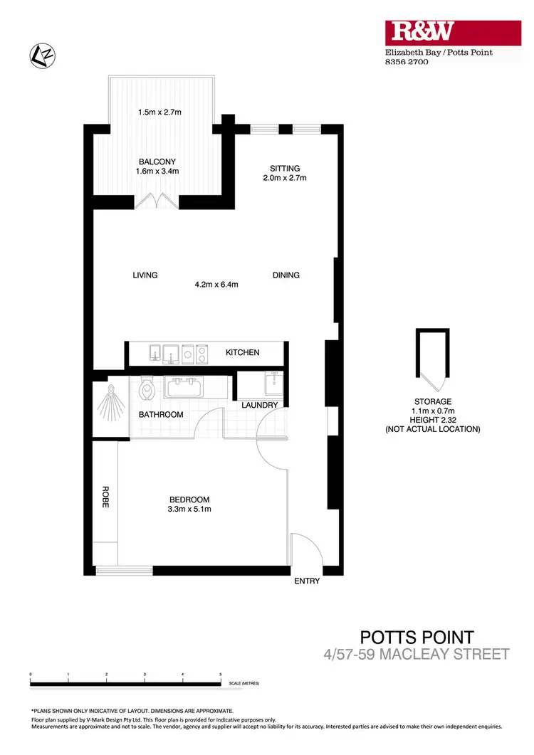 Floorplan of Homely apartment listing, 4/57-59 Macleay Street, Potts Point NSW 2011