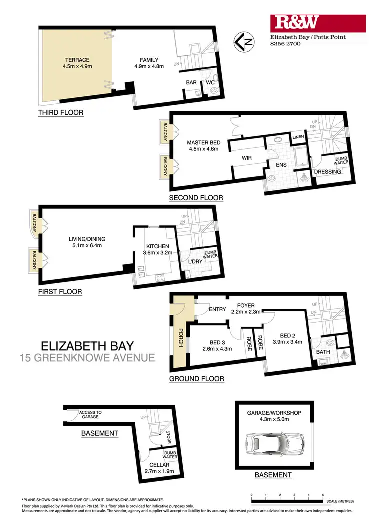 Floorplan of Homely terrace listing, 15 Greenknowe Avenue, Elizabeth Bay NSW 2011