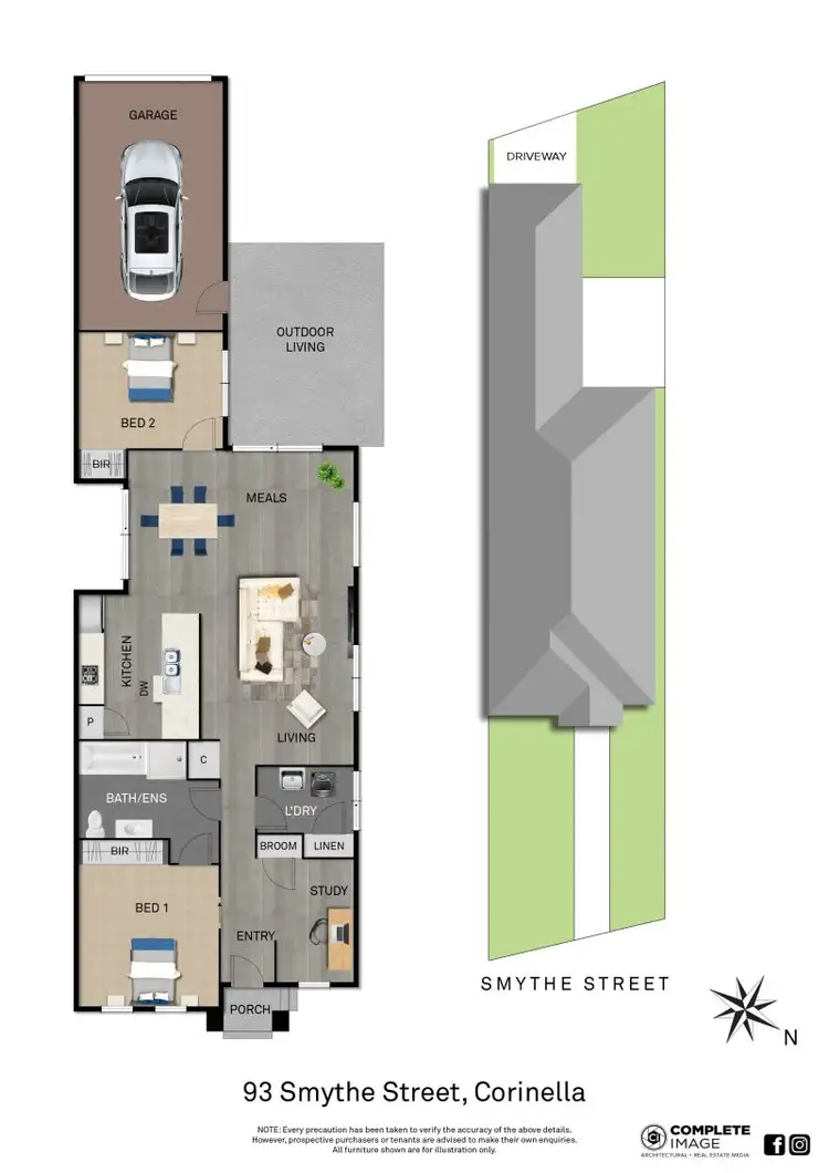 Floorplan of Homely house listing, 93 Smythe Street, Corinella VIC 3984