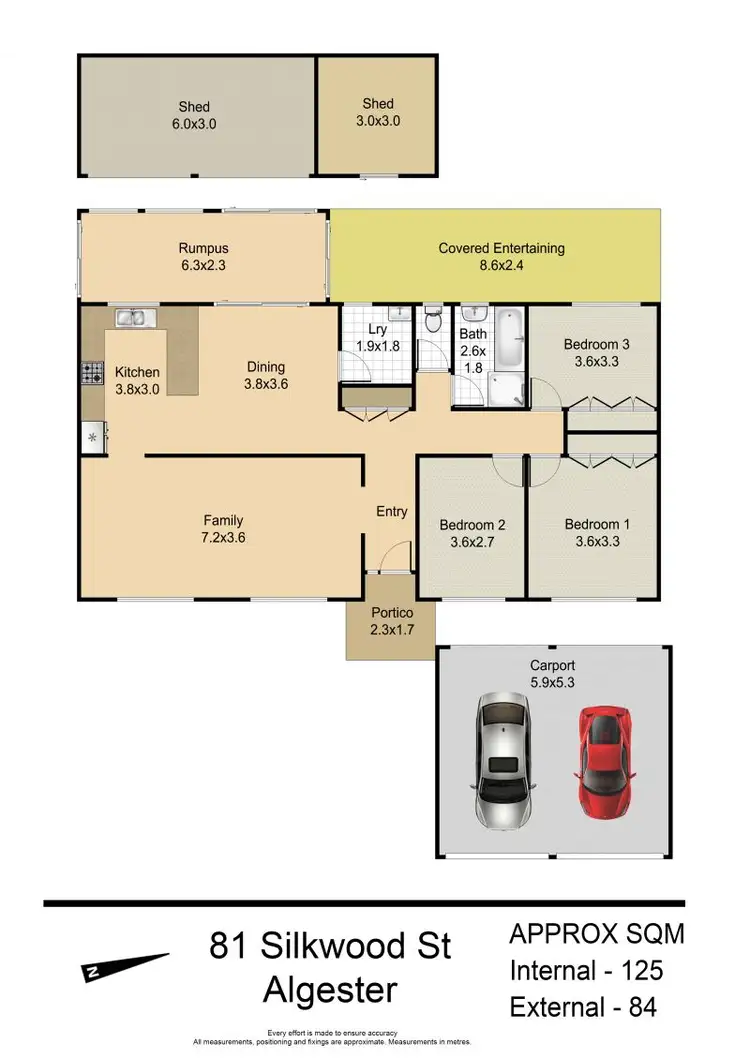 Floorplan of Homely house listing, 81 Silkwood Street, Algester QLD 4115