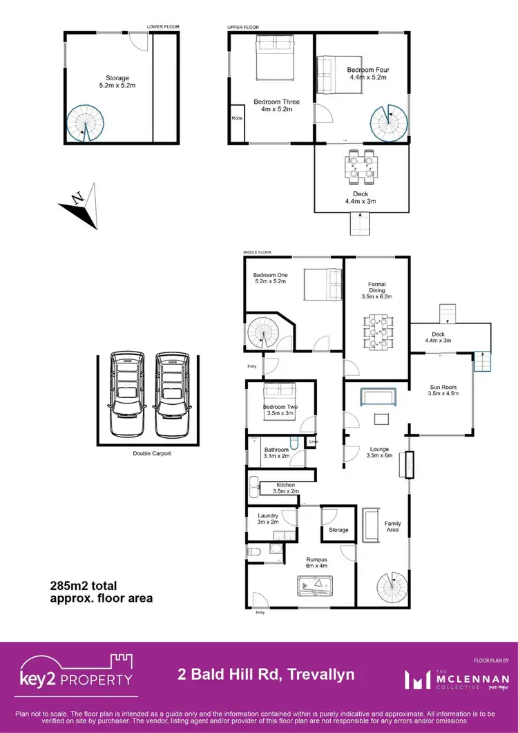 Floorplan of Homely house listing, 2 Bald Hill Road, Trevallyn TAS 7250