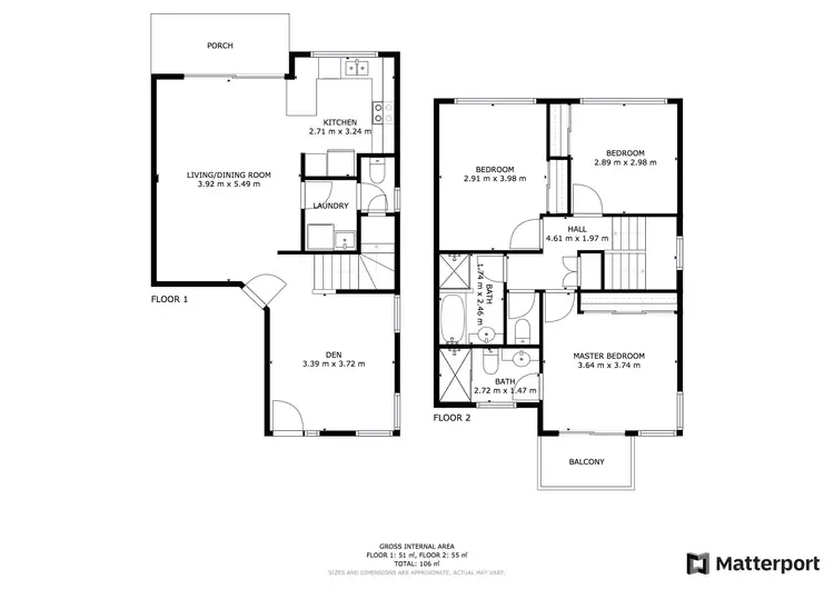 Floorplan of Homely villa listing, 3/19 Harrow Place, Arundel QLD 4214