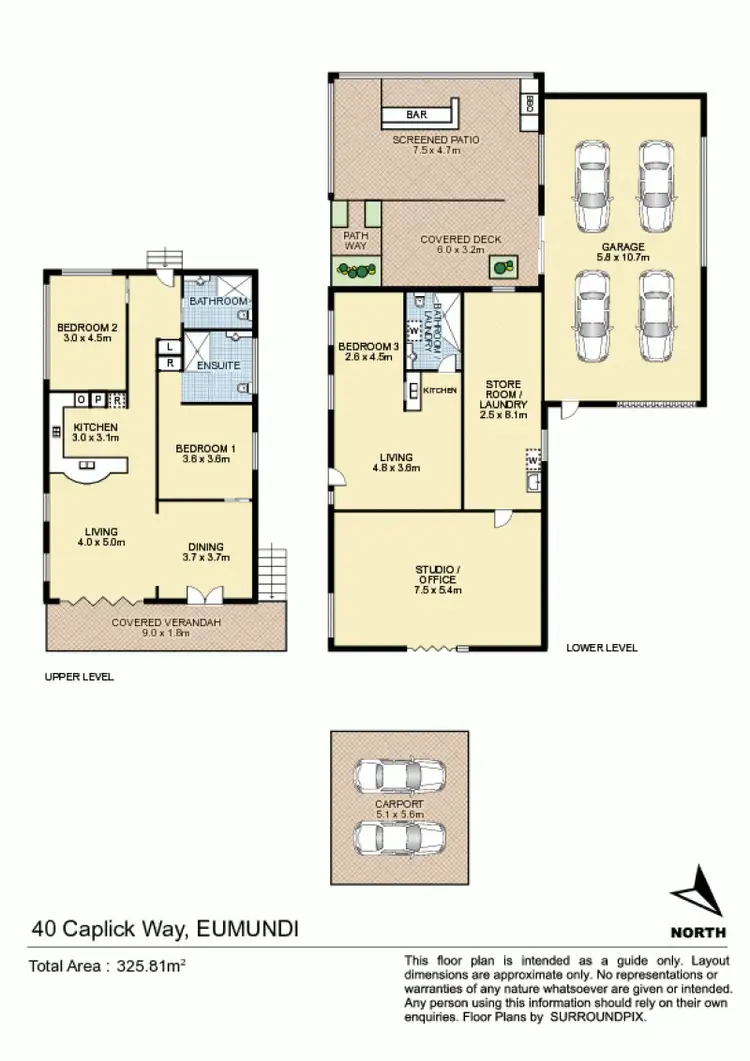 Floorplan of Homely house listing, 40 Caplick Way, Eumundi QLD 4562