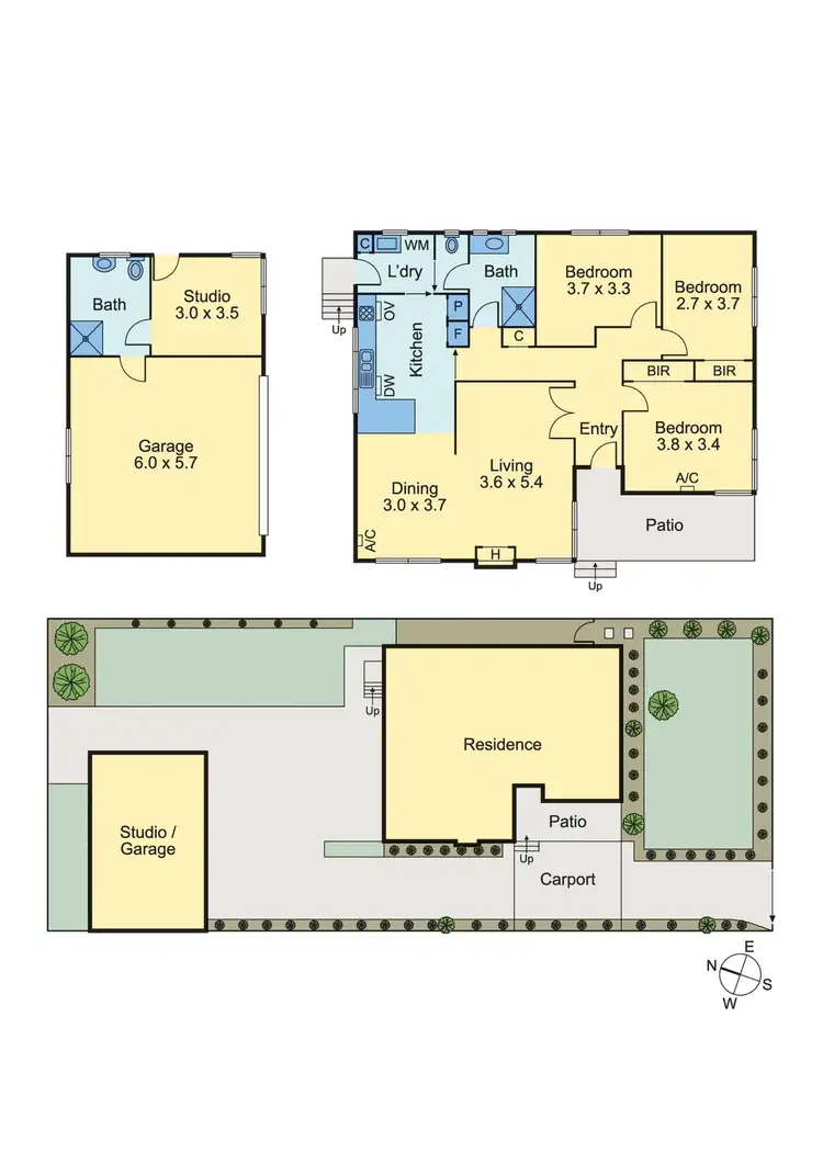 Floorplan of Homely house listing, 5 Dawn Street, Highett VIC 3190