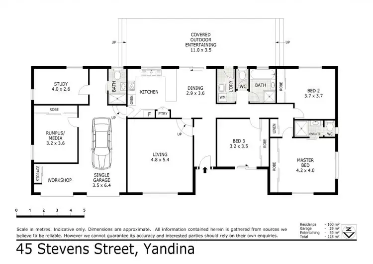 Floorplan of Homely house listing, 45 Stevens Street, Yandina QLD 4561