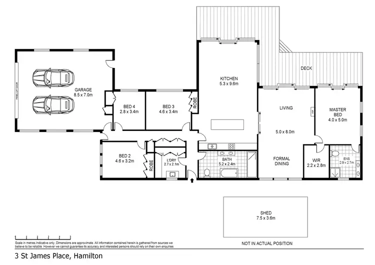 Floorplan of Homely house listing, 3 St James Place, Hamilton VIC 3300