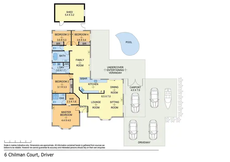 Floorplan of Homely house listing, 6 Chilman Court, Driver NT 830