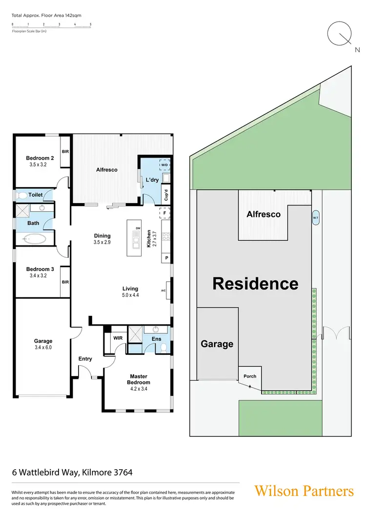 Floorplan of Homely house listing, 6 Wattlebird Way, Kilmore VIC 3764