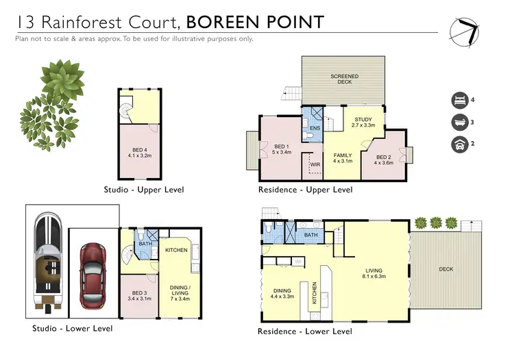 Floorplan of Homely house listing, 13 Rainforest Court, Boreen Point QLD 4565