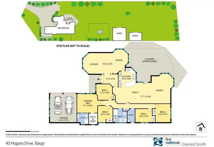 Floorplan of Homely house listing, 43 Hogans Drive, Bargo NSW 2574