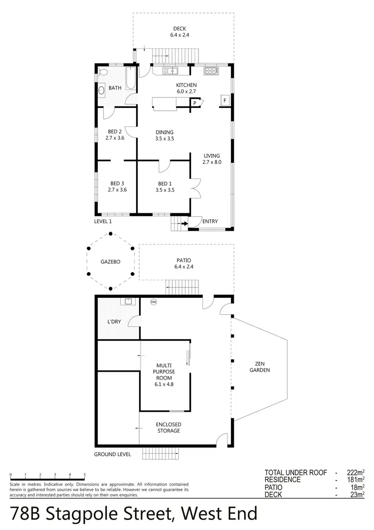 Floorplan of Homely house listing, 78B Stagpole Street, West End QLD 4810
