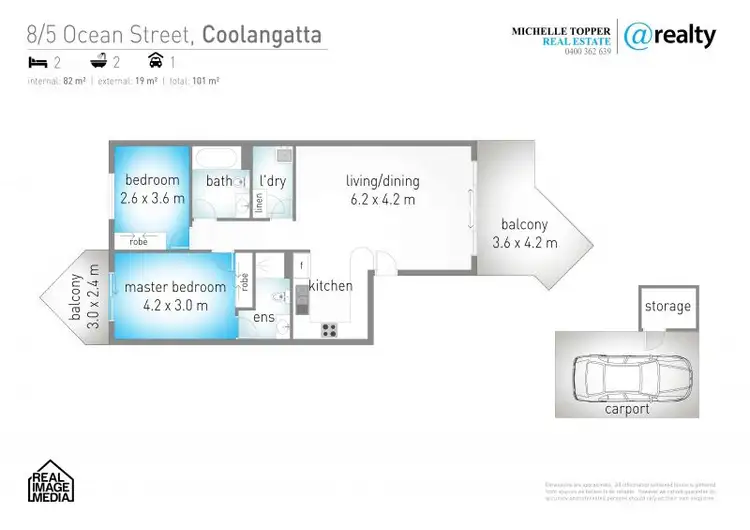 Floorplan of Homely apartment listing, 8/5-7 Ocean Street, Kirra QLD 4225